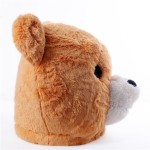 Bear Mascot Costume Factory - OEM Plush Animal Head Mask