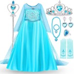 Anna Elsa Dress Factory - OEM Snow Queen Halloween Costume