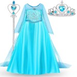Anna Elsa Dress Factory - OEM Snow Queen Halloween Costume