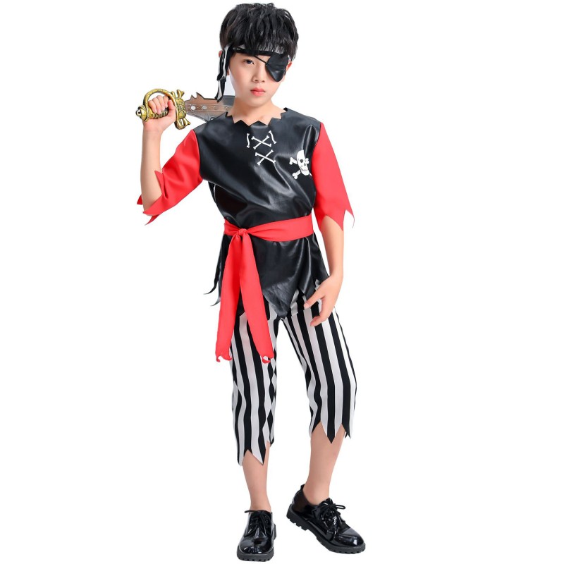 Pirate Costume Factory - OEM Carnival Striped Cosplay