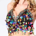 Belly Dance Scarf Supplier - OEM Sequined Tassels Hip Belt