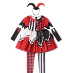 Kids Clown Costume Supplier - OEM Dot Stripe Printed Dress
