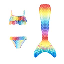 Mermaid Swimsuit Set Supplier - OEM 3 Pcs Girls Swimwear