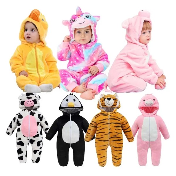 Baby Romper Supplier - OEM Cartoon Penguin Lion Outfit