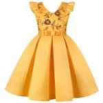 Sleeveless Princess Dress Supplier - OEM Bow Lace Birthday Dress