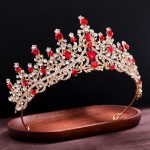 Queen Crown Supplier - OEM Baroque Gold Tiara for Girls