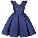 Sleeveless Princess Dress Supplier - OEM Bow Lace Birthday Dress