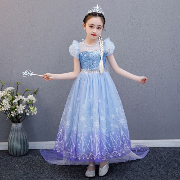 Snow Queen Costume Supplier - OEM Adult Elsa Dress
