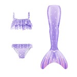 Mermaid Swimsuit Set Supplier - OEM 3 Pcs Girls Swimwear