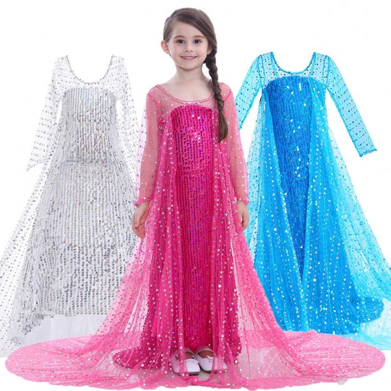 Elsa Anna Costume Supplier - OEM Princess Fashion Dress