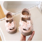 Children Shoes Supplier - OEM 2025 Autumn Princess Bow
