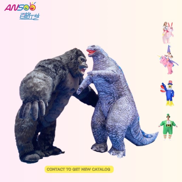 Inflatable King Kong Costume Supplier - OEM Halloween Mascot