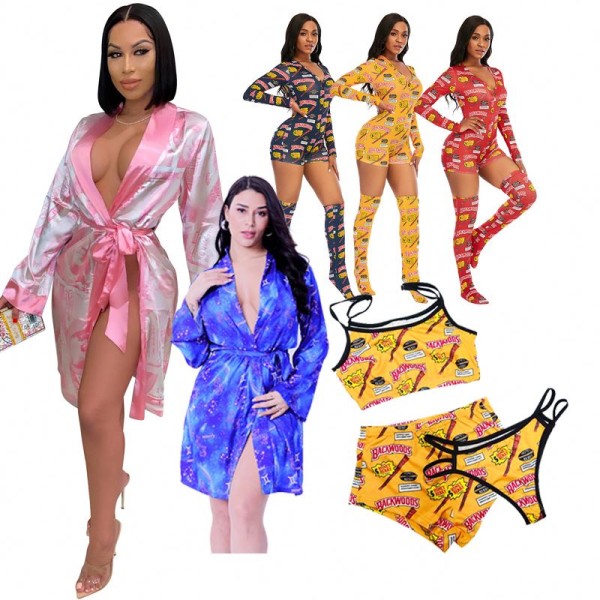 Summer Pajamas Factory - OEM Women Two Piece Sleepwear