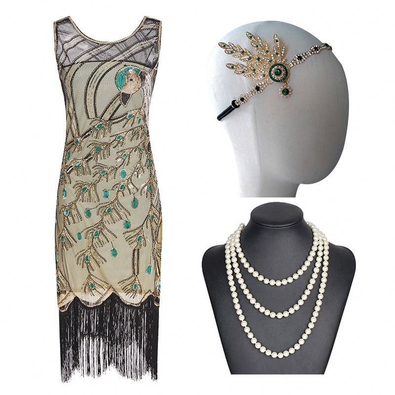 Gatsby Dress Factory - OEM Metal Chain Bodycon Club Dress