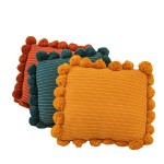 Fluffy Pillow Factory - Knitted Ball Sofa Cushion