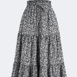 Bohemian Skirt Factory - Floral Print A Line