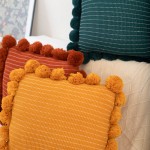 Fluffy Pillow Factory - Knitted Ball Sofa Cushion