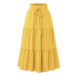 Midi Skirt Manufacturer - Tiered Chiffon Swirl