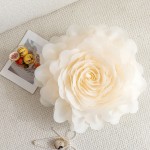 Floral Cushion Supplier - 3D Sheer Elegant