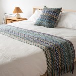 Bohemian Pillow Supplier - Ethnic Striped Knit