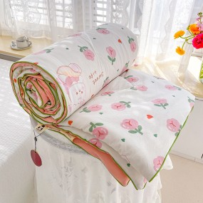Kids Blanket Supplier - Cartoon Floral Print