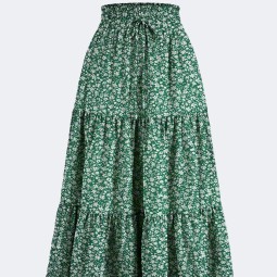 Bohemian Skirt Factory - Floral Print A Line