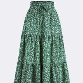 Bohemian Skirt Factory - Floral Print A Line