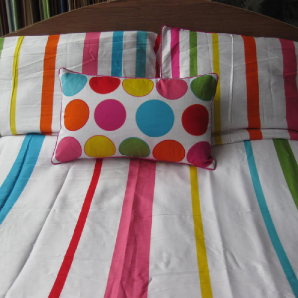 Bedding Set Manufacturer - Dot Stripe Quilt