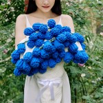 Rose Blanket Manufacturer - 3D Embroidery Tactile