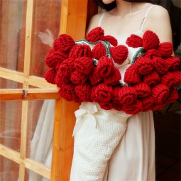 Rose Blanket Manufacturer - 3D Embroidery Tactile