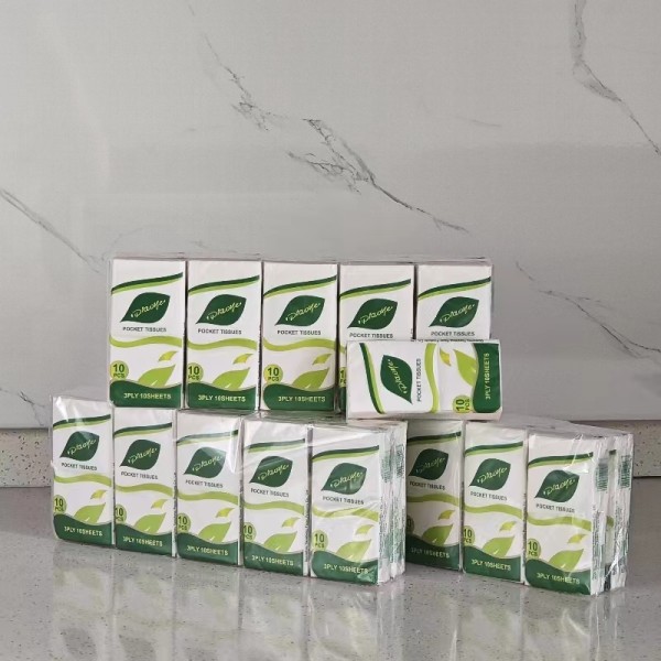 Mini Pocket Tissue Factory - OEM 3 Ply Portable Handkerchief