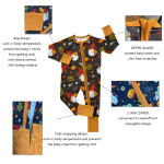 Baby Clothes Supplier - Bamboo Fiber Active Print