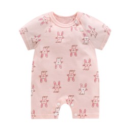 Baby Romper Manufacturer - Short Sleeve Hidden Button