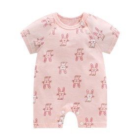 Baby Romper Manufacturer - Short Sleeve Hidden Button