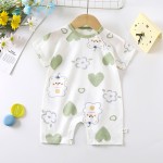 Baby Romper Manufacturer - Short Sleeve Hidden Button