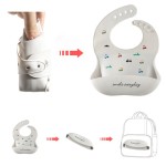 Feeding Bib Supplier - Waterproof Button Closure