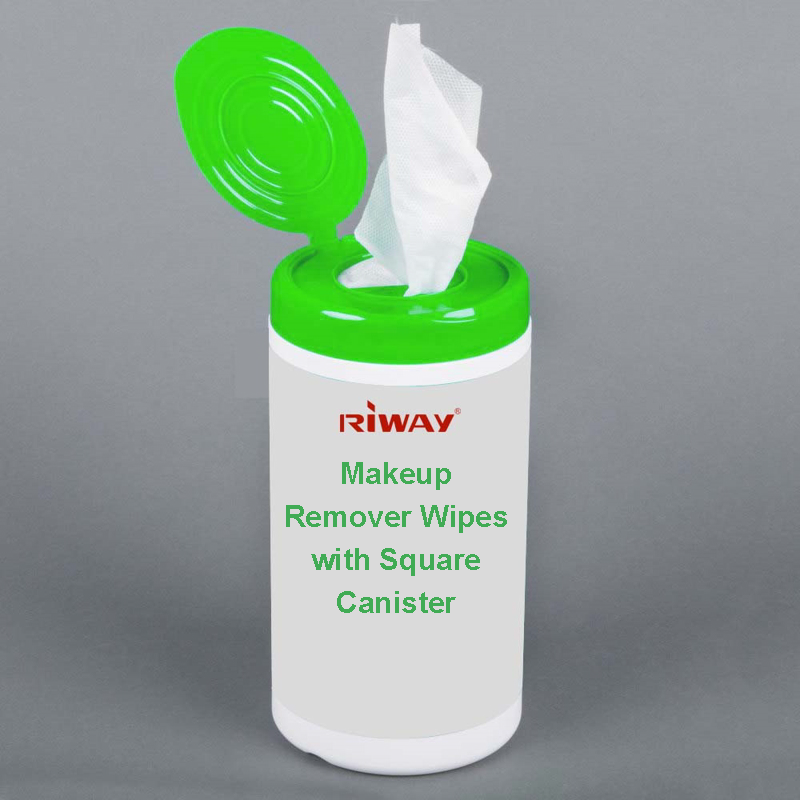 Makeup Remover Wipe Factory - Square Canister