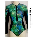 Women Swimsuit Factory - European Long Sleeve Zipper