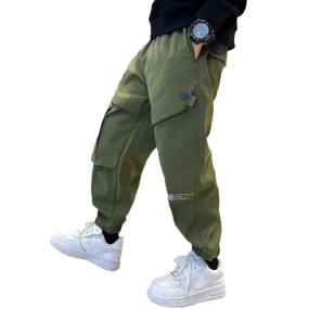 Boys Cargo Pants Supplier - New Arrival Big Children Casual