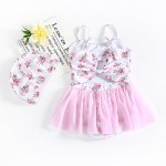 Baby Swimsuit Supplier - Sweet Flower Lace One Piece