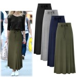 Women Pencil Skirt Supplier - Polyester Lace Up Causal