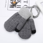 Children Gloves Supplier - Knitted Double Layer Fleece