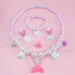 Children Jewelry Set Supplier - Pearl Necklace Bracelet Ring