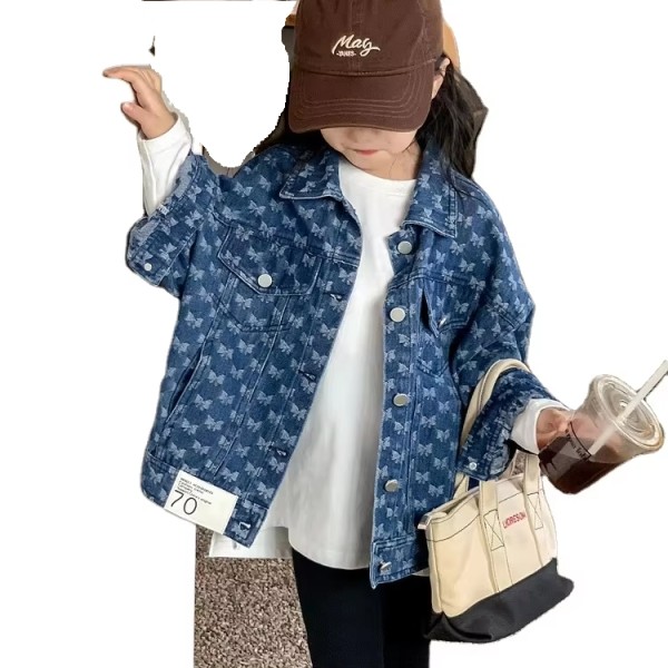 Children Denim Jacket Supplier - 2025 Retro Jacquard Vintage