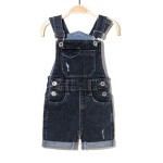 Children Overalls Factory - Washed Jumpsuit with Pockets