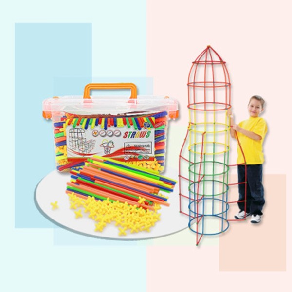 Children Building Blocks Supplier - 4D Straw Construction DIY