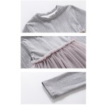 Toddler Girls Set Supplier - Denim Vest Lace Dress