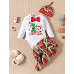 Baby Clothing Set Factory - Letter Print Romper Hat