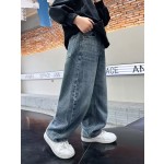 Boys Jeans Manufacturer - Solid Color Straight Leg Denim