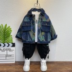 Boys Denim Jacket Supplier - Large Pocket Cargo Style